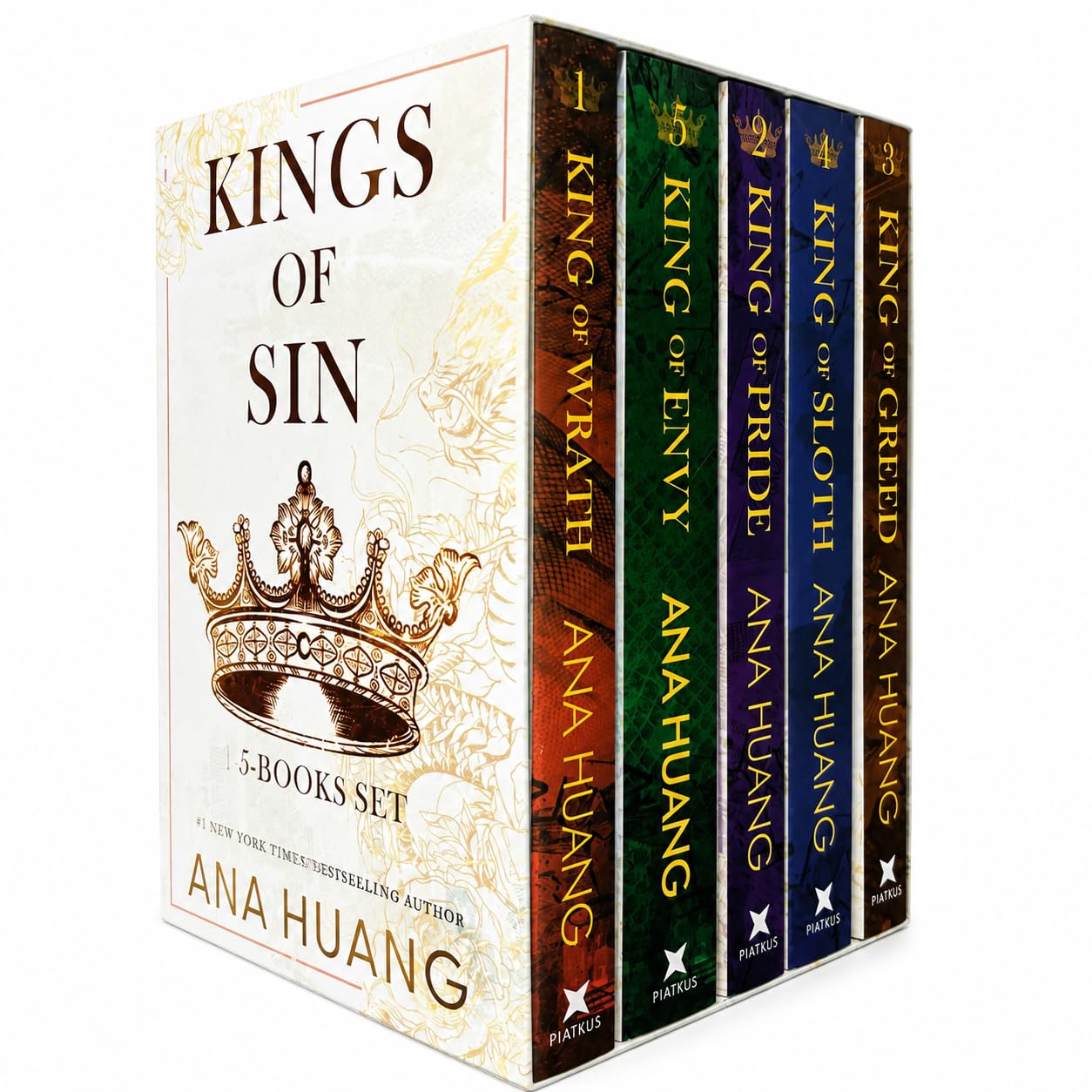 Kings of Sin Series 5 Book Box Collection Set: King of Wrath, King